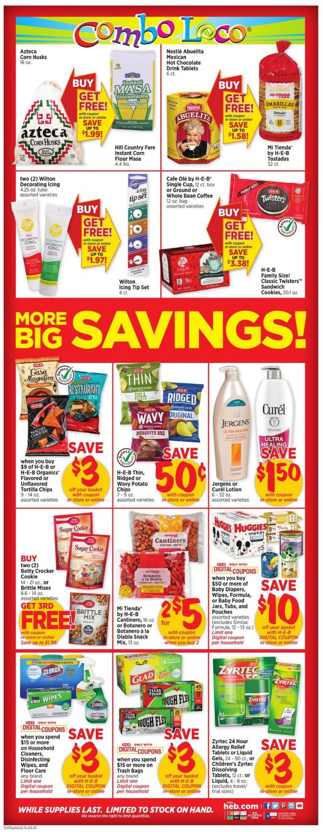 H-E-B Ad from 12/15/2021