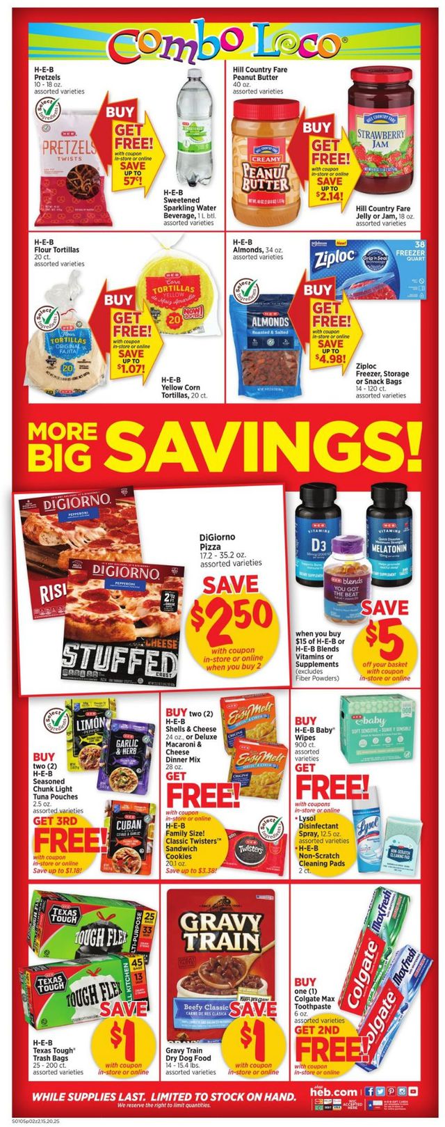 H-E-B Ad from 01/05/2022