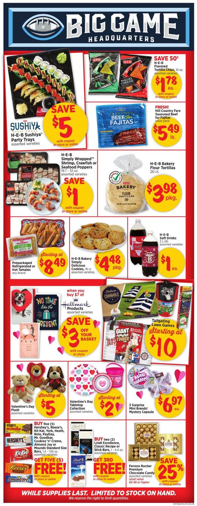 H-E-B Ad from 01/26/2022