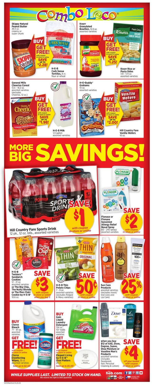 H-E-B Ad from 03/09/2022
