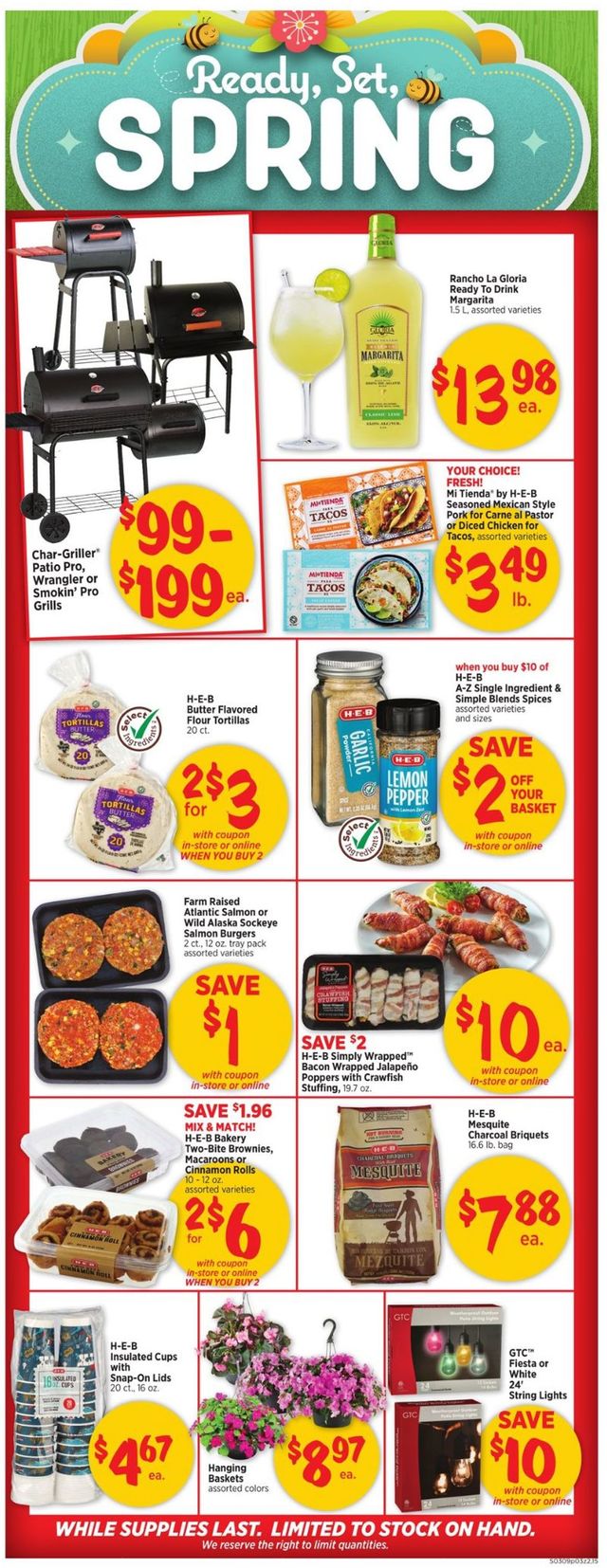H-E-B Ad from 03/09/2022