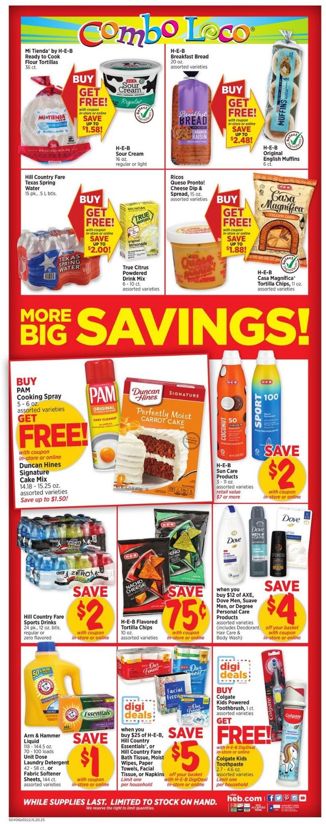 H-E-B Ad from 04/06/2022