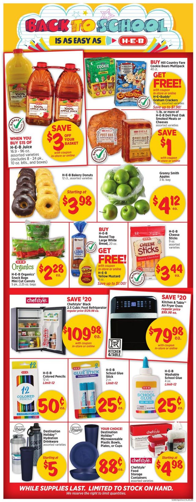 H-E-B Ad from 08/03/2022