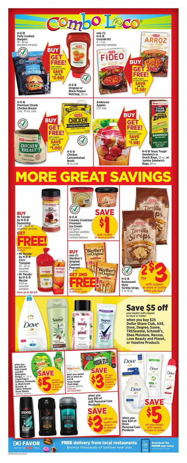 H-E-B Ad from 09/21/2022