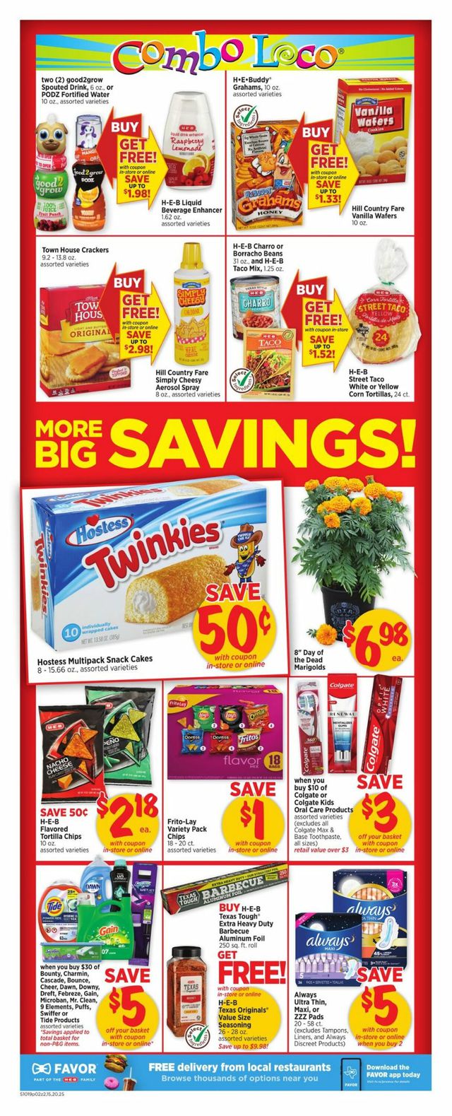 H-E-B Ad from 10/19/2022