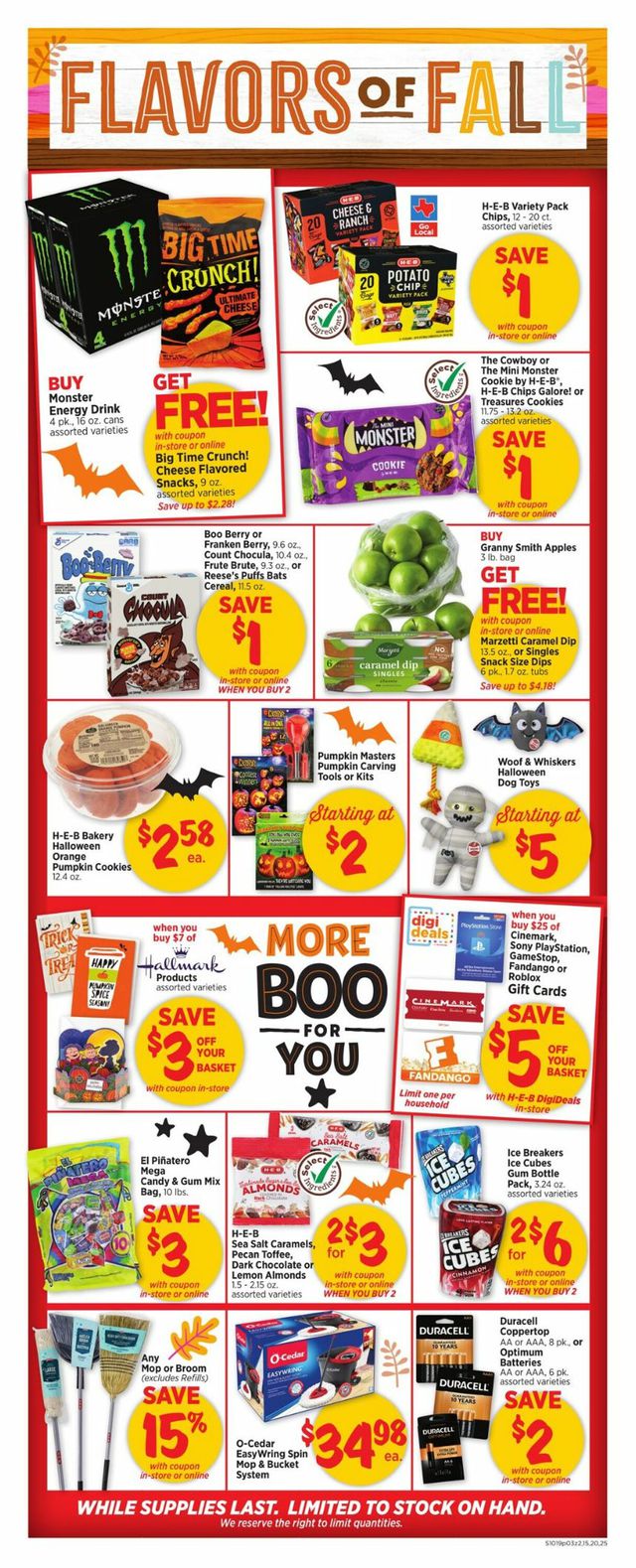 H-E-B Ad from 10/19/2022
