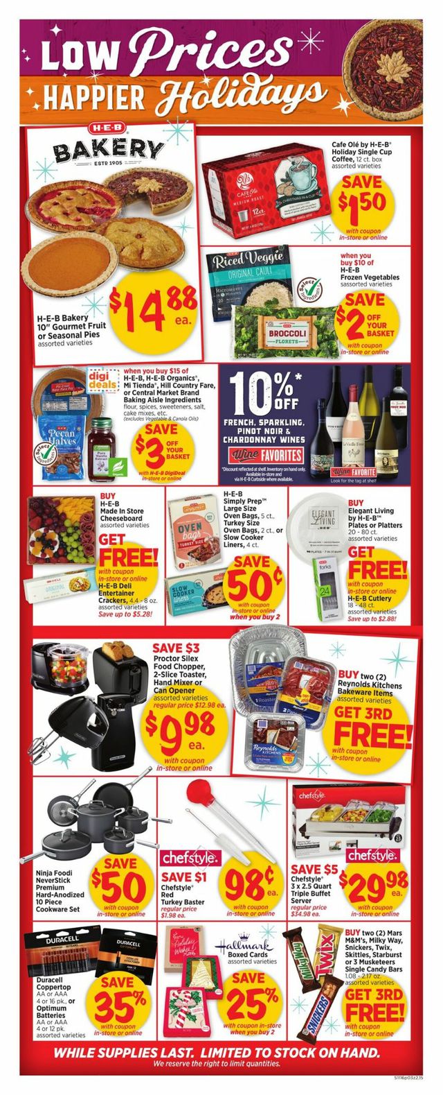 H-E-B Ad from 11/16/2022