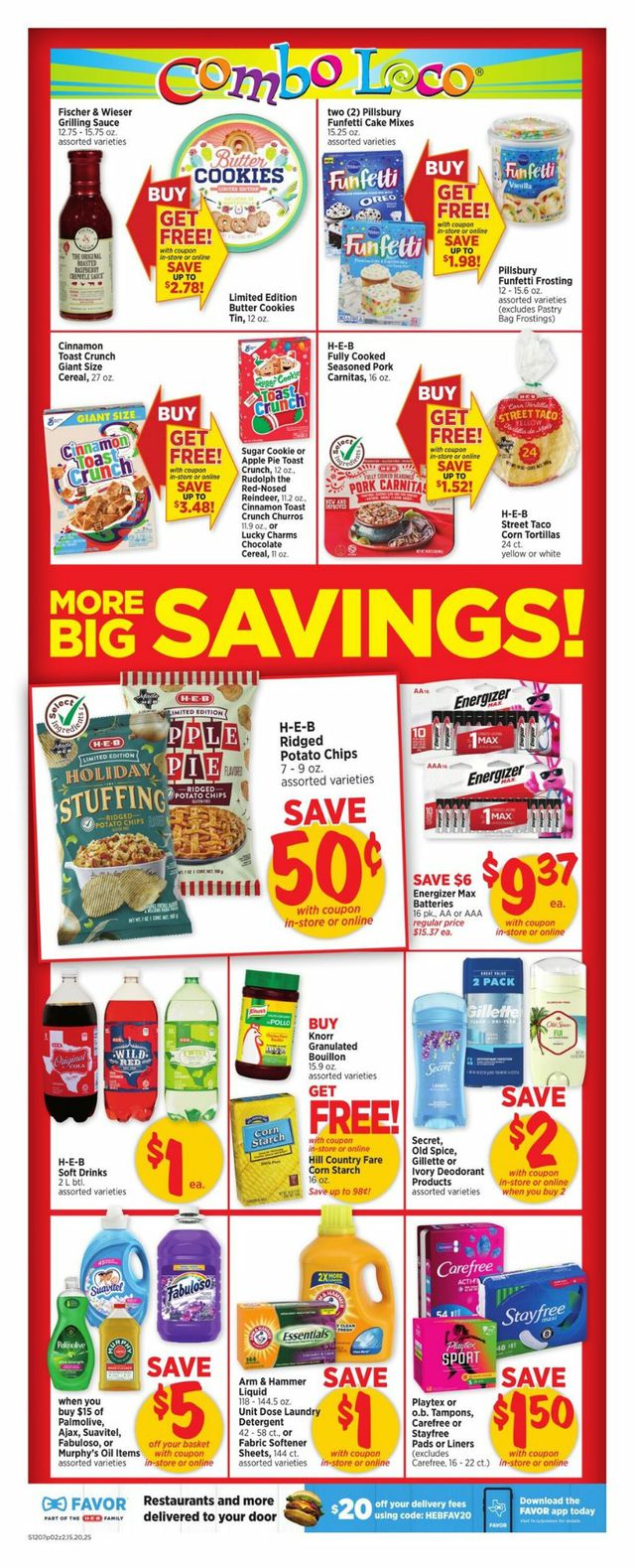 H-E-B Ad from 12/07/2022