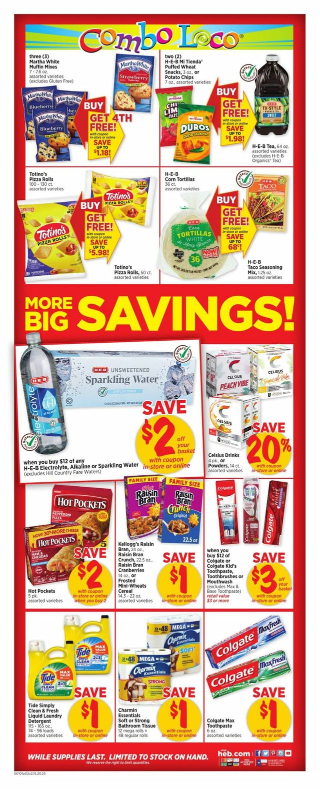 H-E-B Ad from 01/01/2023