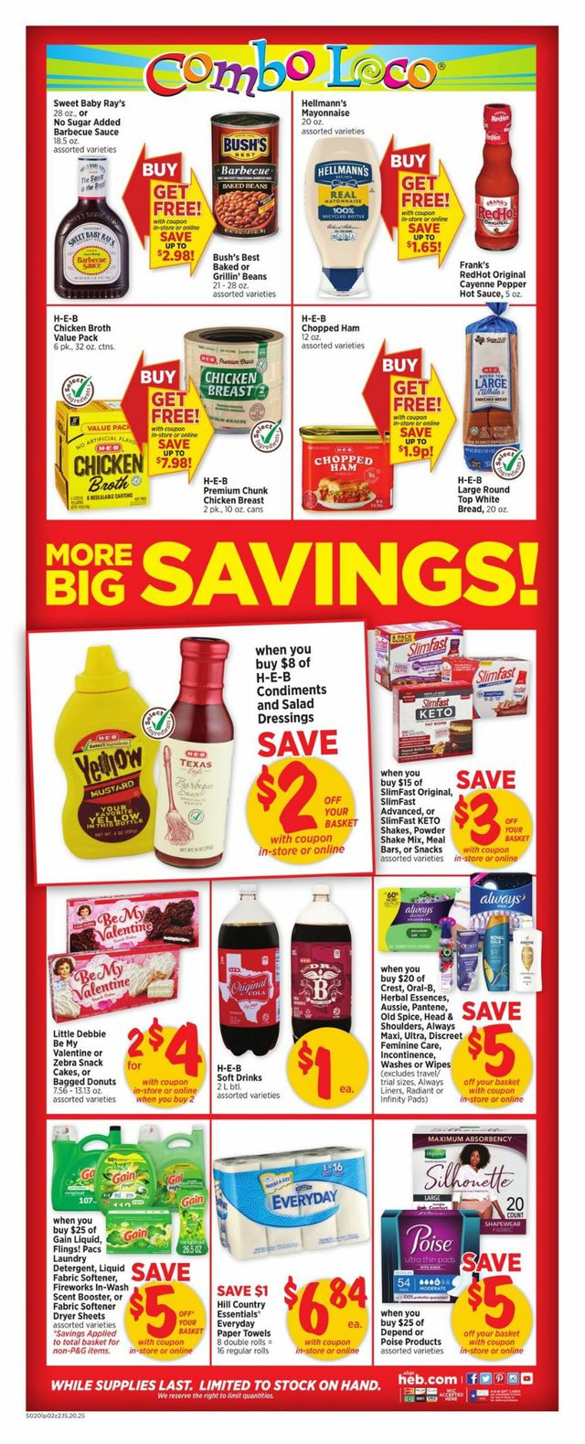 H-E-B Ad from 02/01/2023