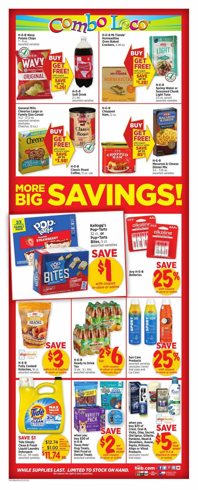 H-E-B Ad from 03/08/2023