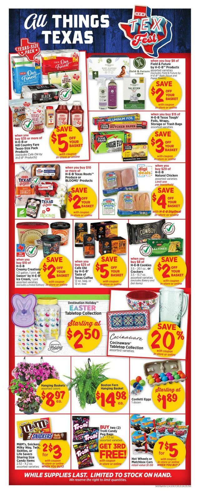 H-E-B Ad from 03/15/2023