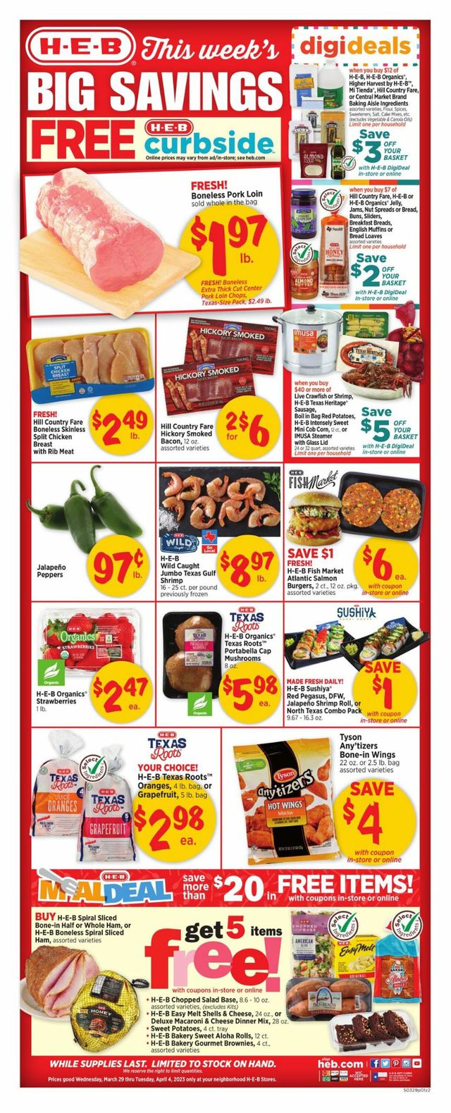 H-E-B Ad from 03/29/2023