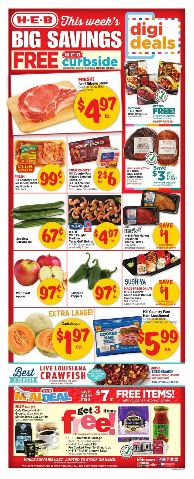 H-E-B Ad from 04/26/2023