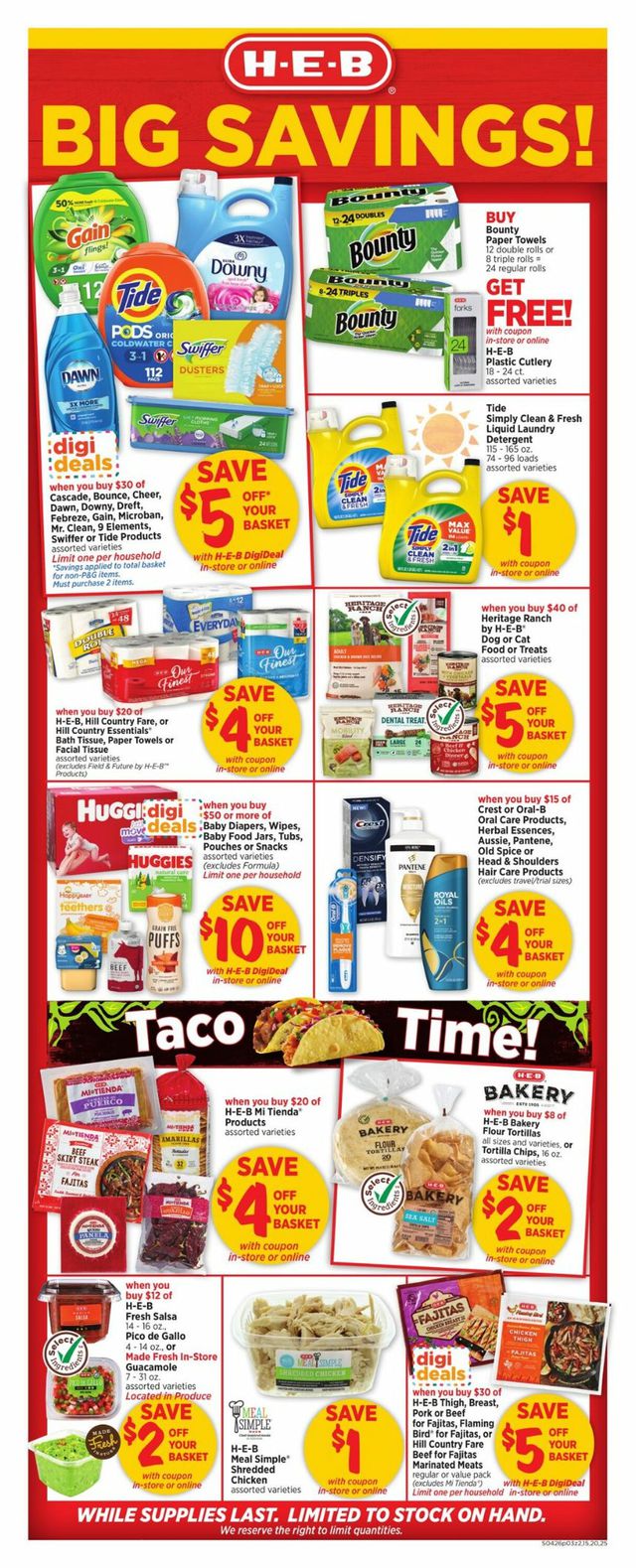 H-E-B Ad from 04/26/2023