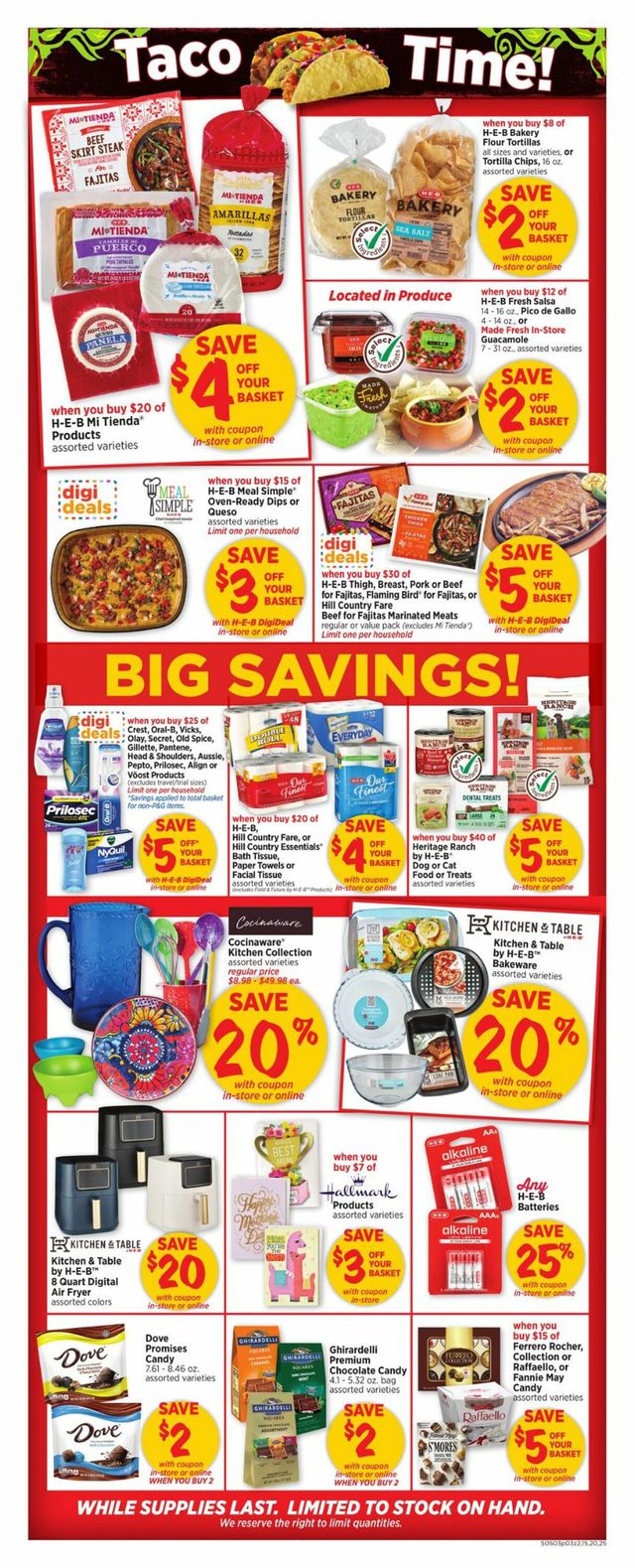 H-E-B Ad from 05/03/2023