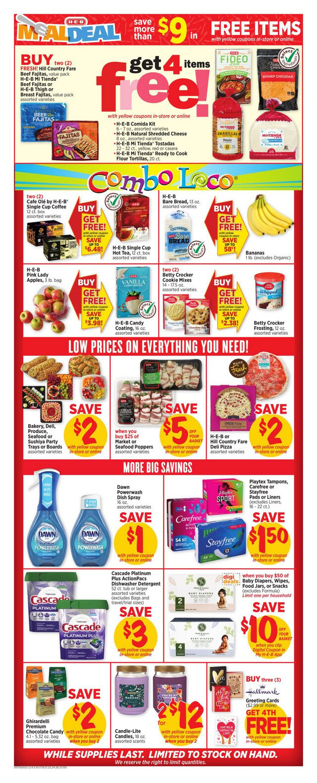 H-E-B Ad from 01/31/2024