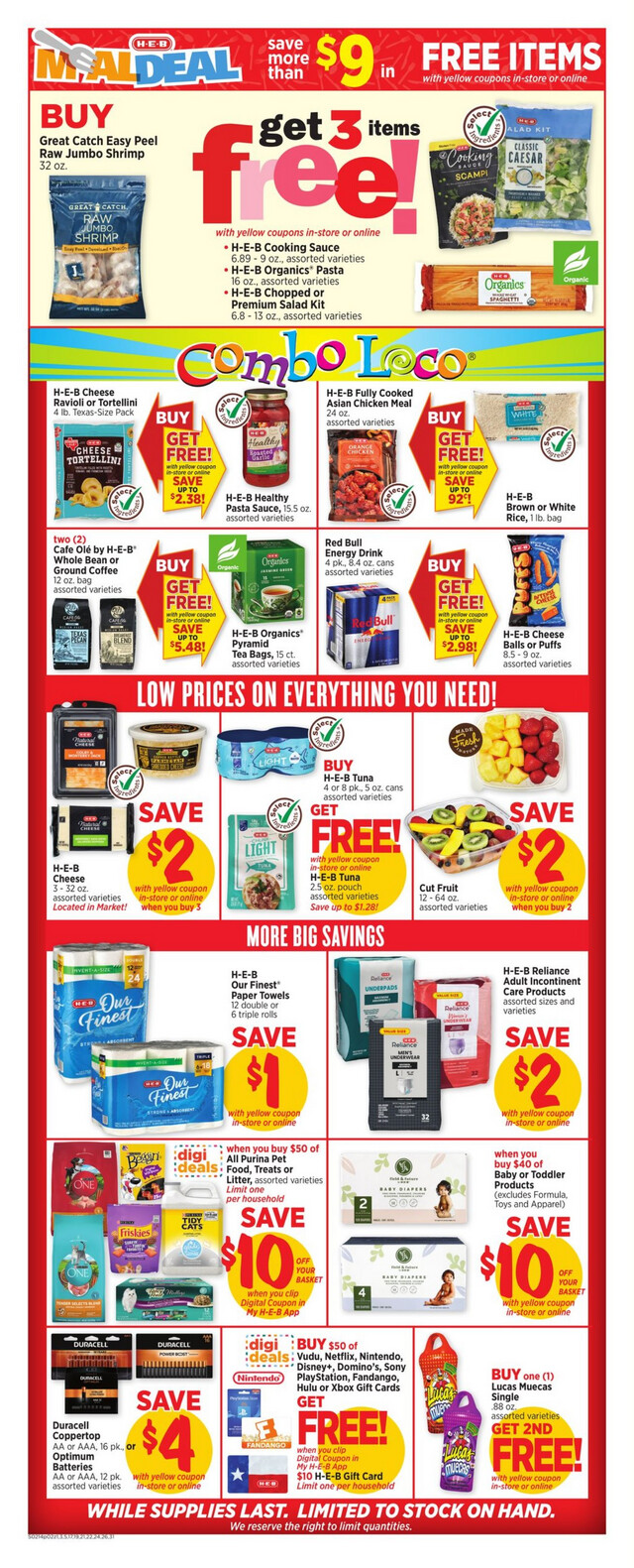 H-E-B Ad from 02/14/2024