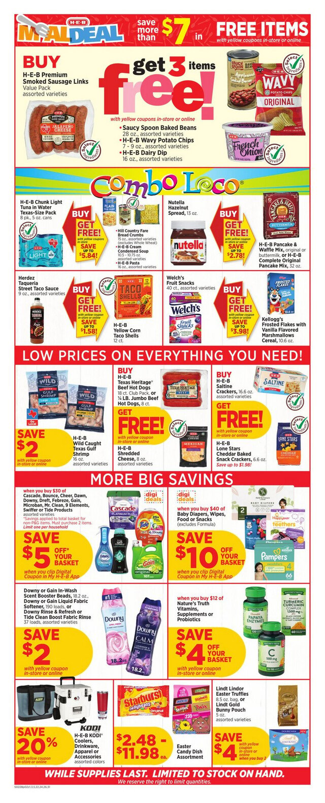 H-E-B Ad from 02/28/2024