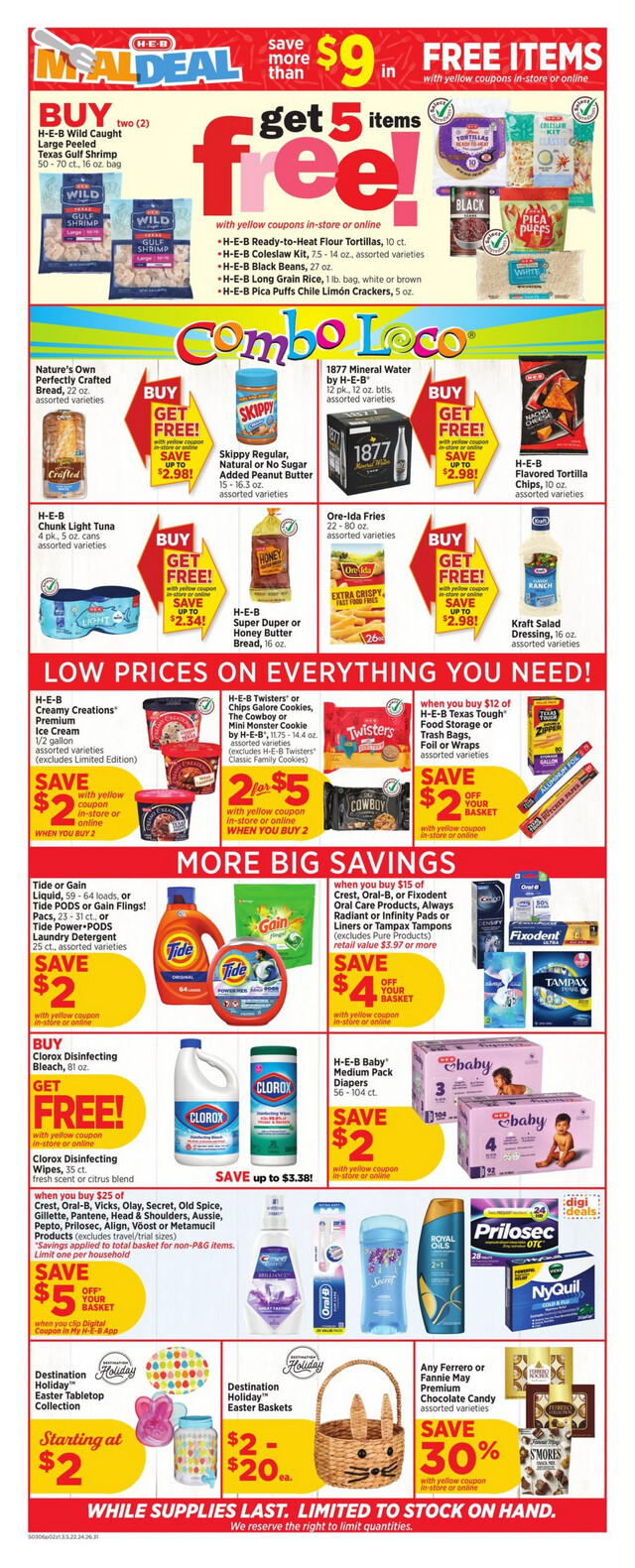 H-E-B Ad from 03/06/2024