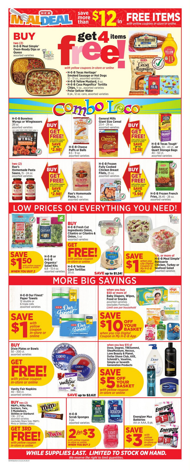 H-E-B Ad from 04/03/2024
