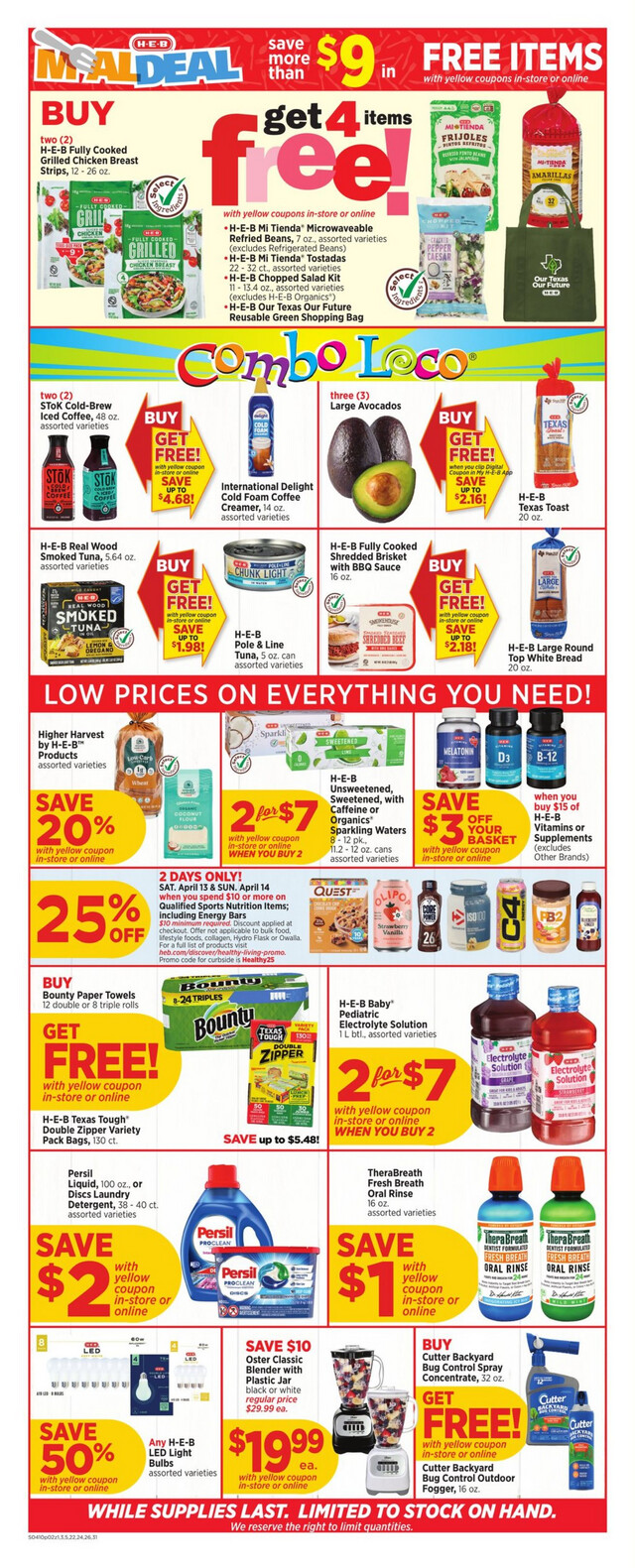H-E-B Ad from 04/10/2024
