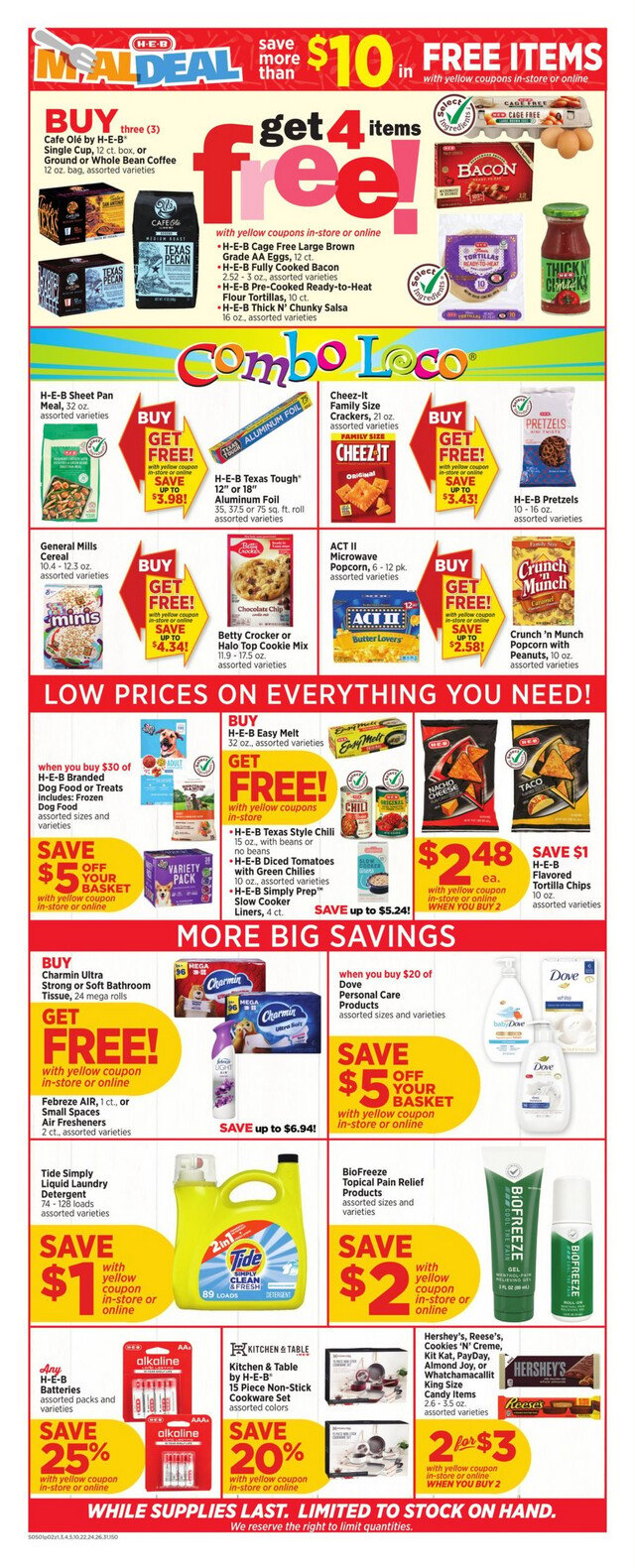 H-E-B Ad from 05/01/2024