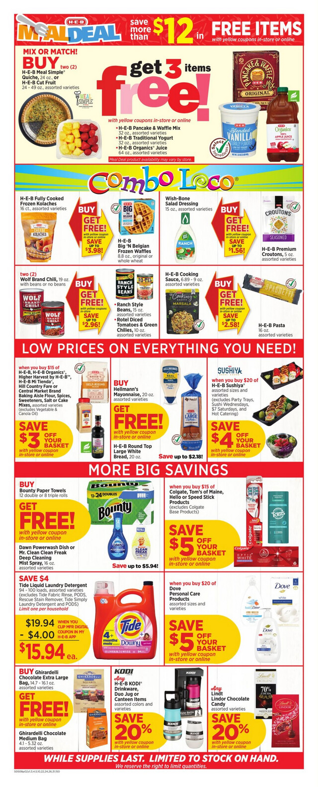 H-E-B Ad from 05/08/2024