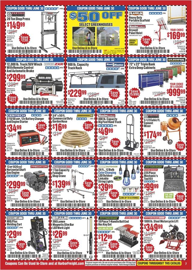 Harbor Freight Ad from 05/01/2020
