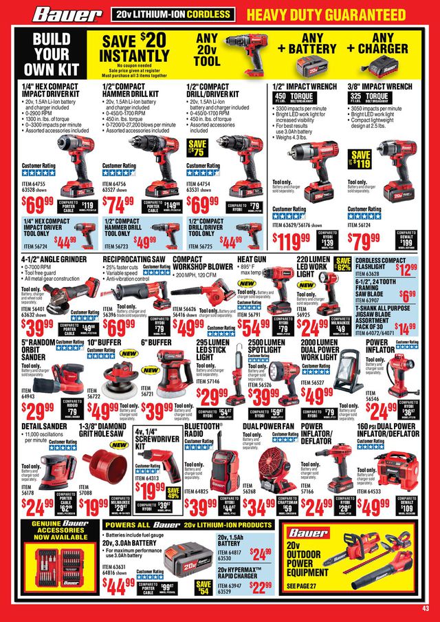 Harbor Freight Ad from 09/09/2020