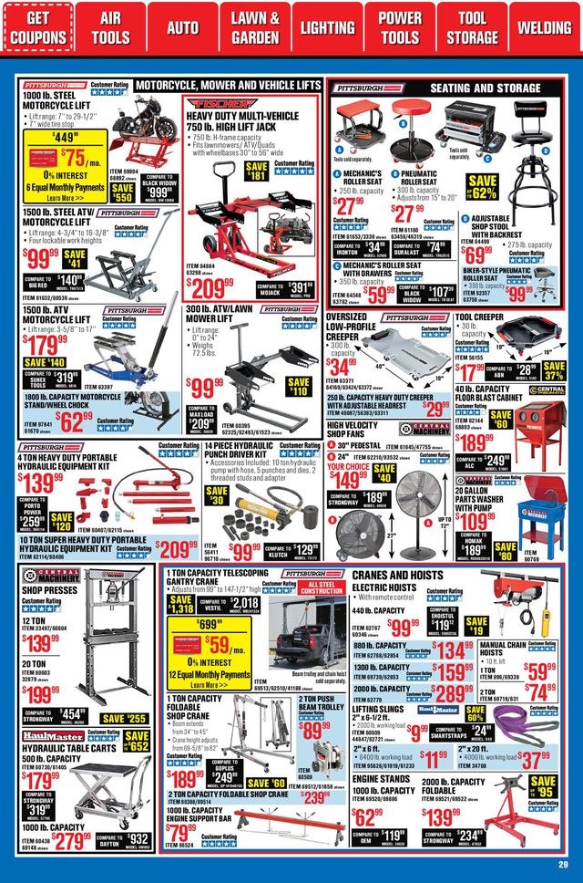 Harbor Freight Ad from 11/01/2020