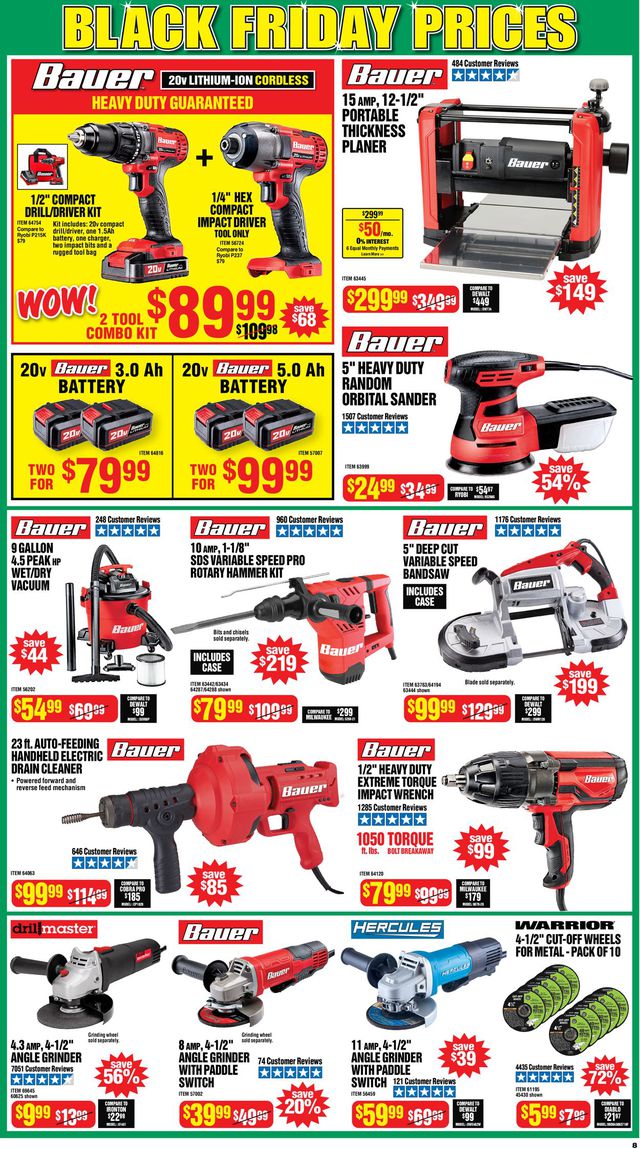 Harbor Freight Ad from 11/27/2020
