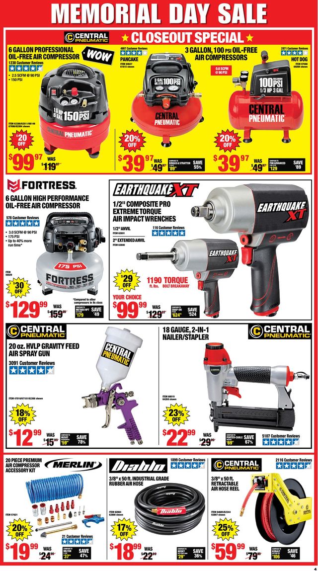 Harbor Freight Ad from 05/24/2021