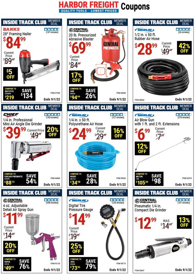 Harbor Freight Ad from 08/04/2022