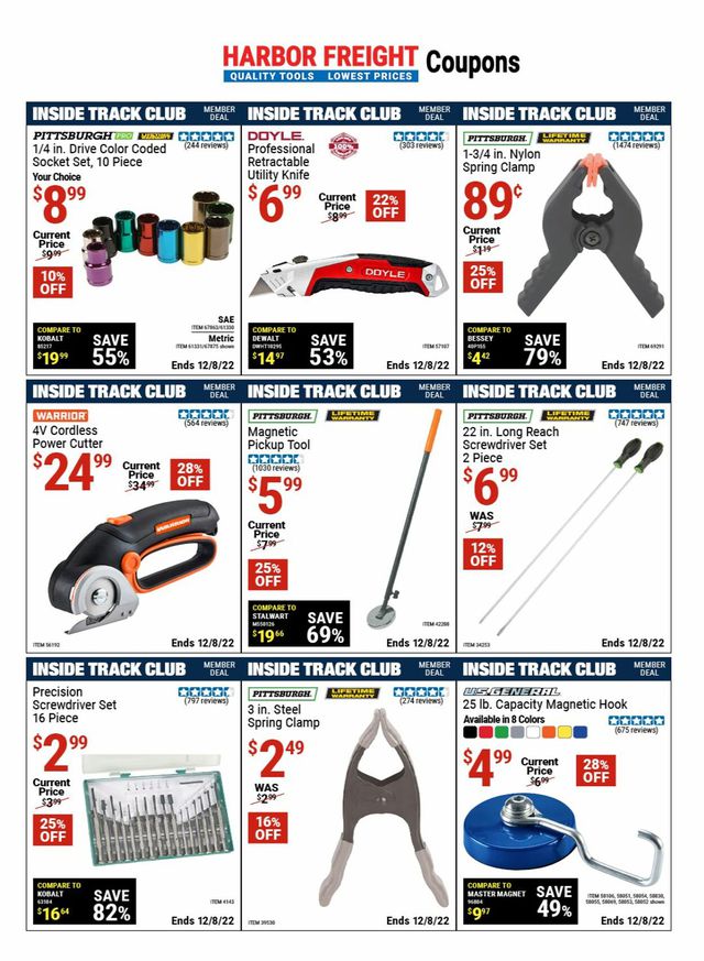 Harbor Freight Ad from 11/03/2022