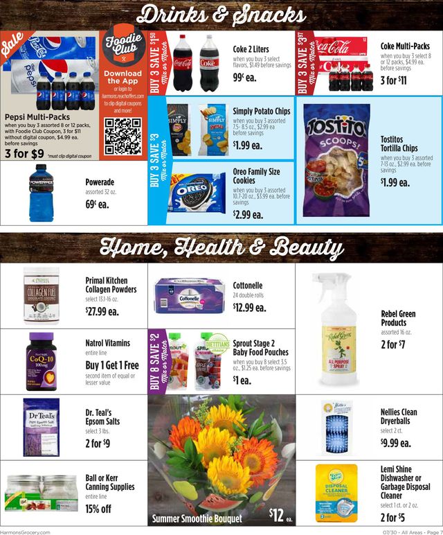 Harmons Ad from 07/30/2019