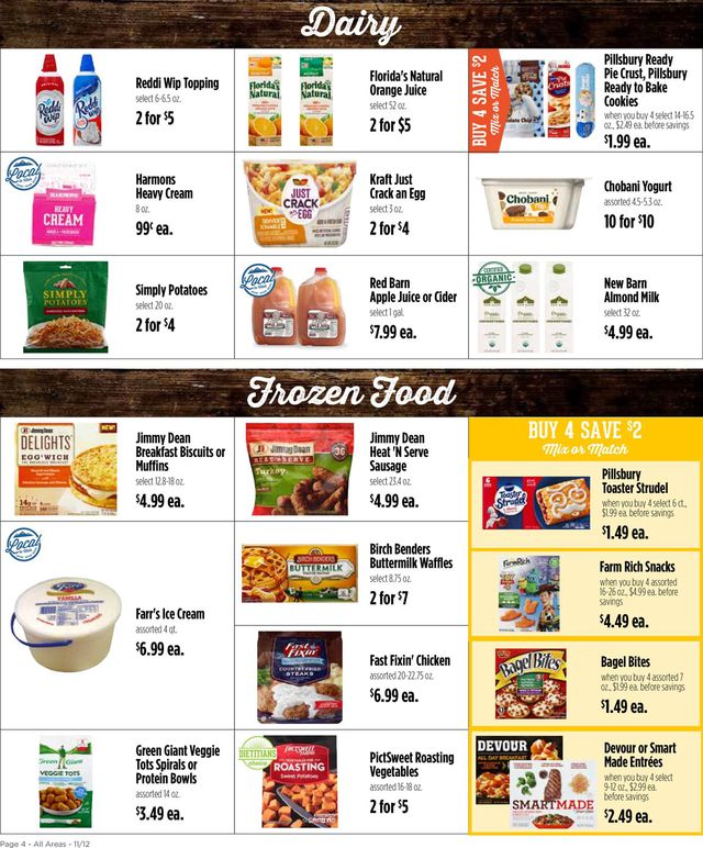 Harmons Ad from 11/12/2019
