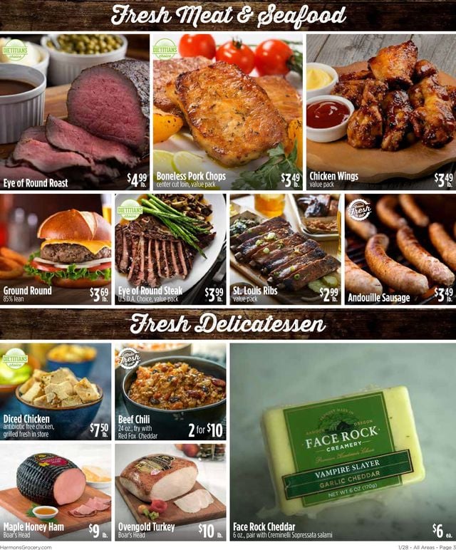 Harmons Ad from 01/28/2020