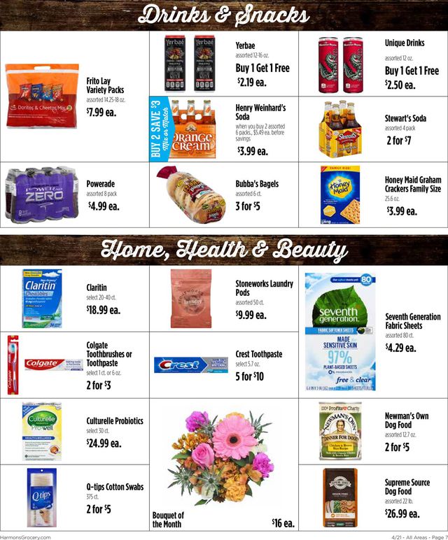 Harmons Ad from 04/21/2020