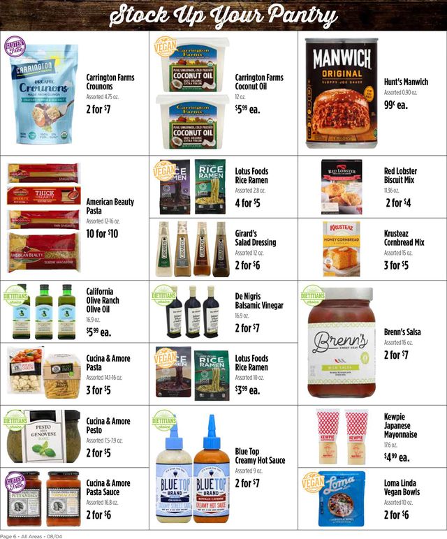 Harmons Ad from 08/04/2020