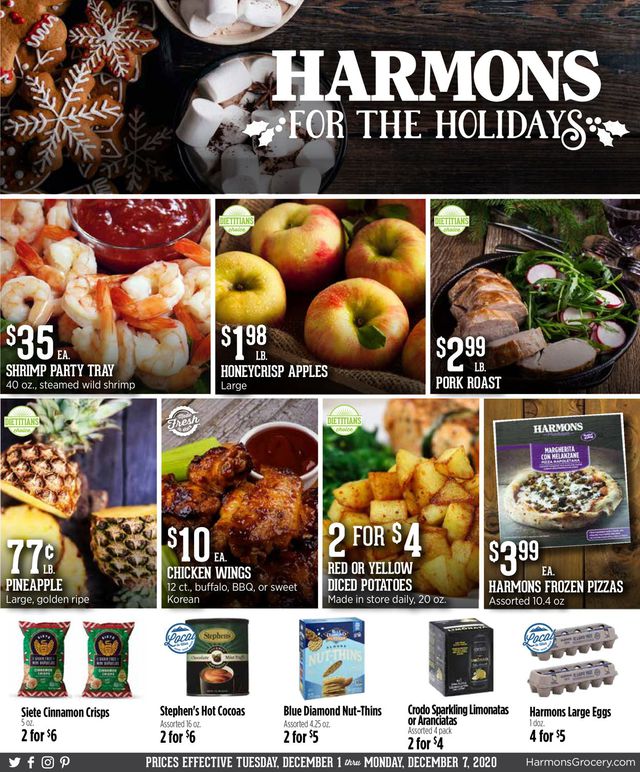 Harmons Ad from 12/01/2020