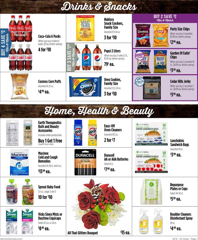 Harmons Ad from 12/15/2020