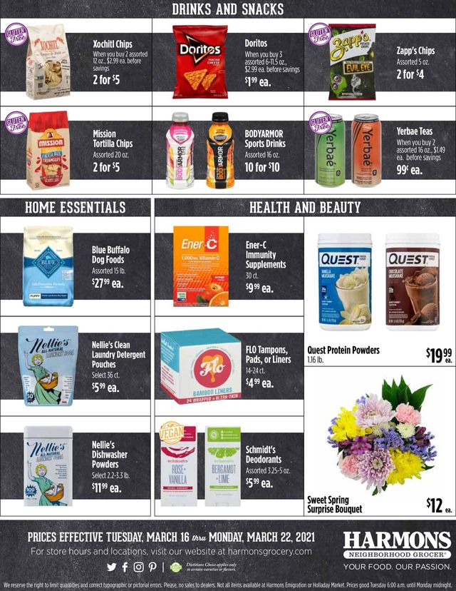 Harmons Ad from 03/16/2021