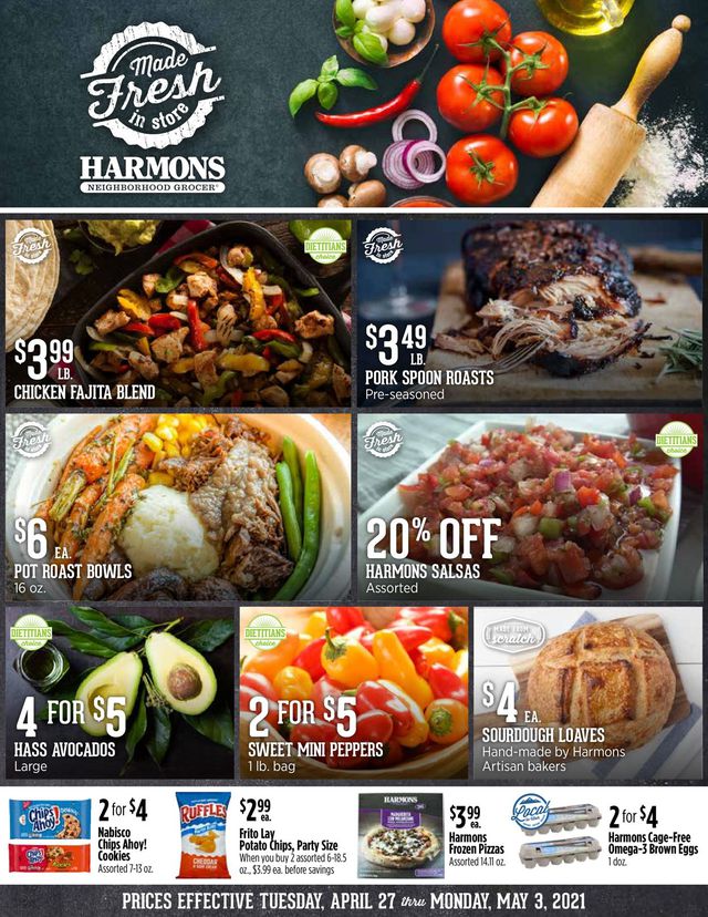 Harmons Ad from 04/27/2021