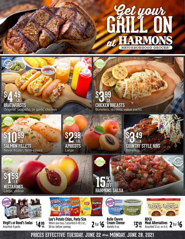 Harmons Ad from 06/22/2021