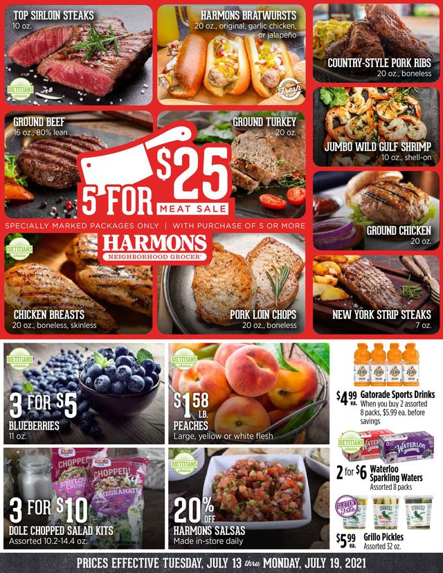 Harmons Ad from 07/13/2021