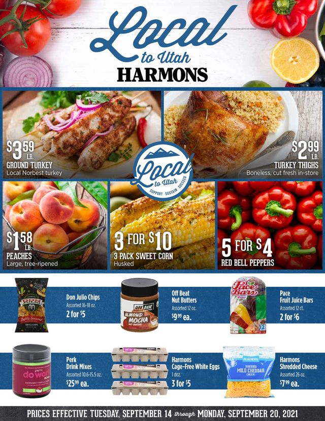 Harmons Ad from 09/14/2021