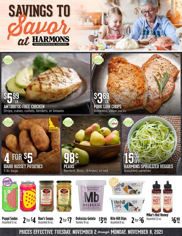 Harmons Ad from 11/02/2021