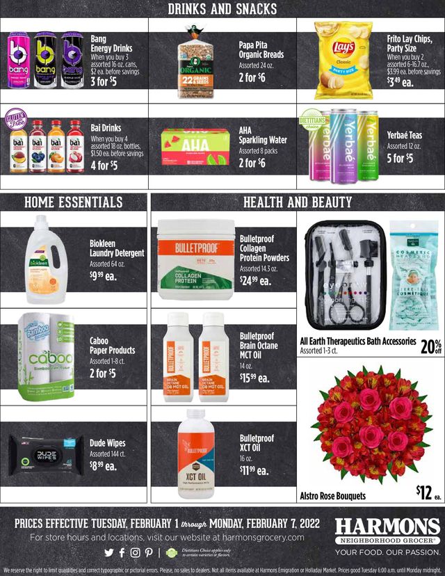 Harmons Ad from 02/01/2022