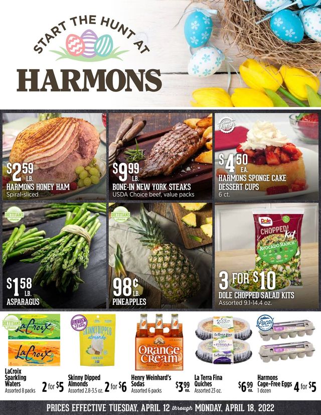 Harmons Ad from 04/12/2022